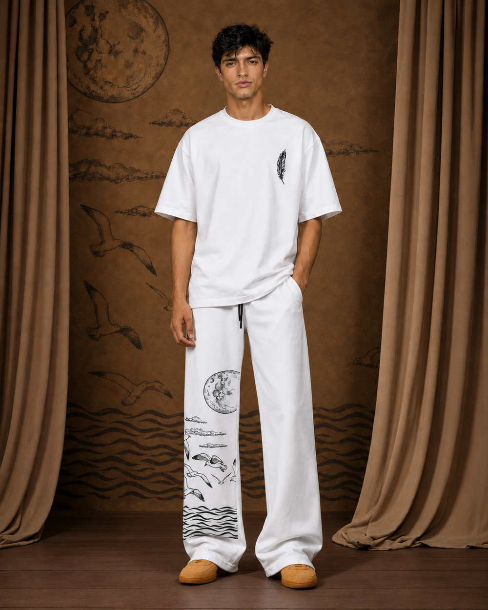 Co-Ord Set Bone Wind