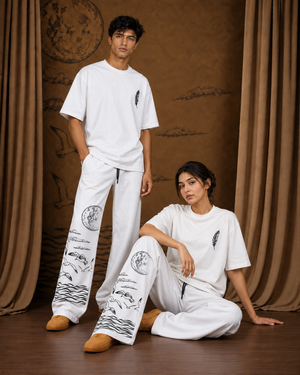 Co-Ord Set Bone Wind