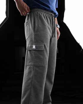 Structure Grey Straight Fit Cargo
