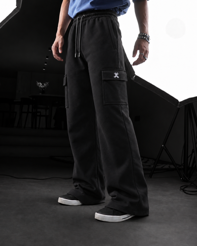 Structure Black Straight Fit Cargo