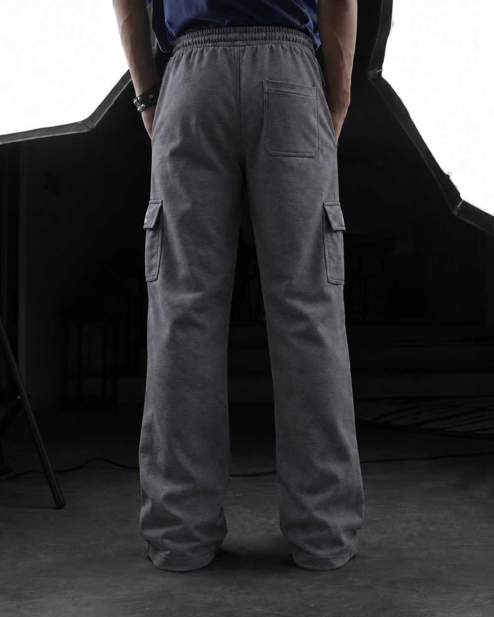 Structure Grey Straight Fit Cargo